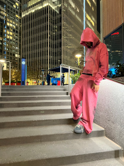 Pink Triple Zip Jacket